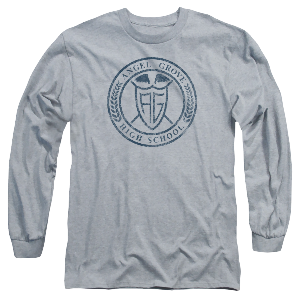 Mighty Morphin Power Rangers Angel Grove Hs - Men's Long Sleeve T-Shirt Men's Long Sleeve T-Shirt Power Rangers   