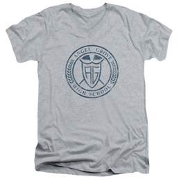 Mighty Morphin Power Rangers Angel Grove Hs - Men's V-Neck T-Shirt Men's V-Neck T-Shirt Power Rangers   