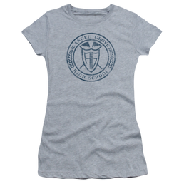 Mighty Morphin Power Rangers Angel Grove Hs - Juniors T-Shirt Juniors T-Shirt Power Rangers   