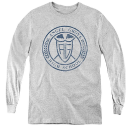 Mighty Morphin Power Rangers Angel Grove Hs - Youth Long Sleeve T-Shirt Youth Long Sleeve T-Shirt Power Rangers   