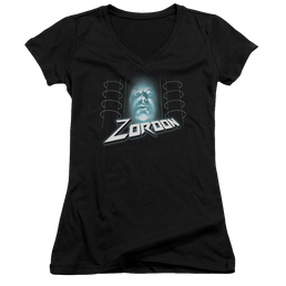 Mighty Morphin Power Rangers Zordon - Juniors V-Neck T-Shirt Juniors V-Neck T-Shirt Power Rangers   