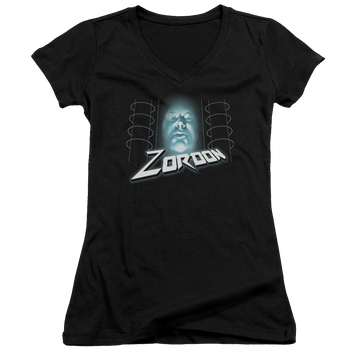 Mighty Morphin Power Rangers Zordon - Juniors V-Neck T-Shirt Juniors V-Neck T-Shirt Power Rangers   