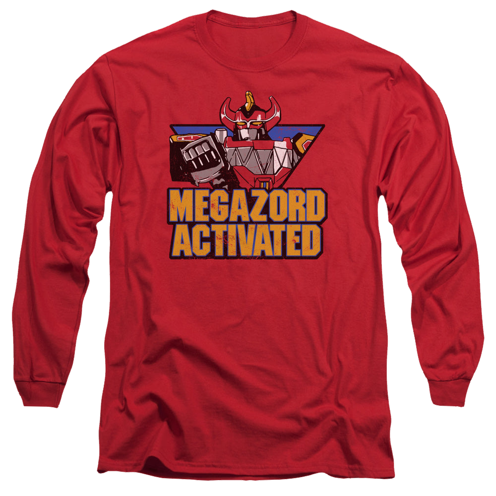 Mighty Morphin Power Rangers Megazord Activated - Men's Long Sleeve T-Shirt Men's Long Sleeve T-Shirt Power Rangers   