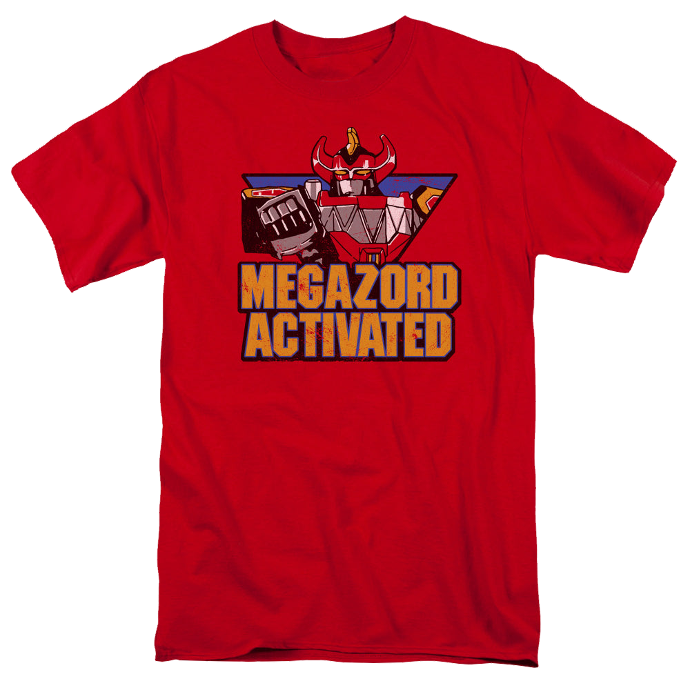 Mighty Morphin Power Rangers Megazord Activated - Men's Regular Fit T-Shirt Men's Regular Fit T-Shirt Power Rangers   