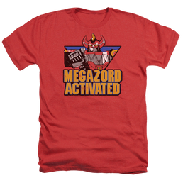 Mighty Morphin Power Rangers Megazord Activated - Men's Heather T-Shirt Men's Heather T-Shirt Power Rangers   