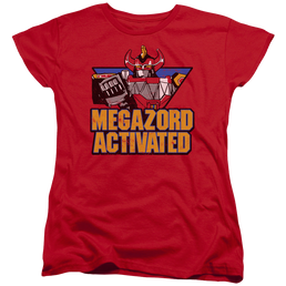 Mighty Morphin Power Rangers Megazord Activated - Women's T-Shirt Women's T-Shirt Power Rangers   