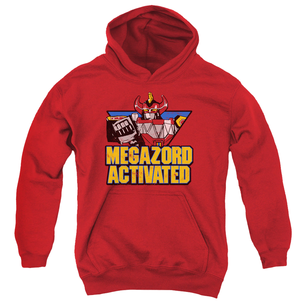 Mighty Morphin Power Rangers Megazord Activated - Youth Hoodie Youth Hoodie (Ages 8-12) Power Rangers   