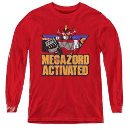 Mighty Morphin Power Rangers Megazord Activated - Youth Long Sleeve T-Shirt Youth Long Sleeve T-Shirt Power Rangers   
