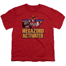 Mighty Morphin Power Rangers Megazord Activated - Youth T-Shirt Youth T-Shirt (Ages 8-12) Power Rangers   