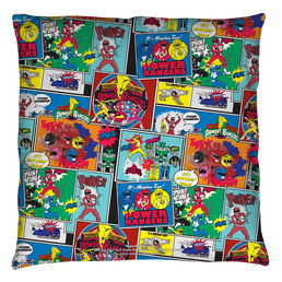 Power Rangers - Pattern Throw Pillow Throw Pillows Power Rangers   