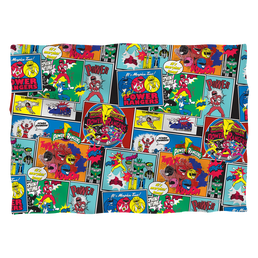 Mighty Morphin Power Rangers Pattern (Front/Back Print) - Pillow Case Pillow Cases Power Rangers   