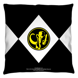 Power Rangers - Black Ranger Throw Pillow Throw Pillows Power Rangers   