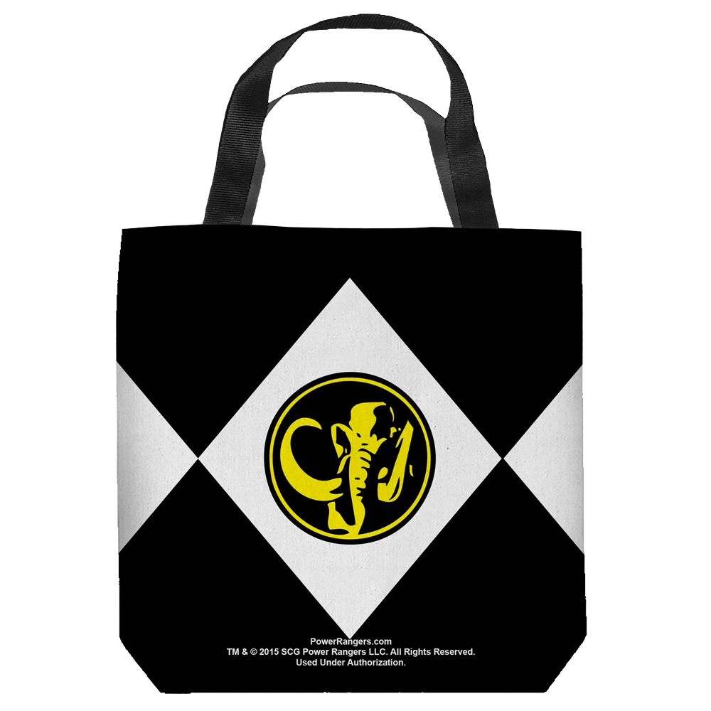 Power Rangers - Black Ranger Tote Bag Tote Bags Power Rangers   