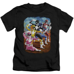 Mighty Morphin Power Rangers Impressionist Rangers - Kid's T-Shirt Kid's T-Shirt (Ages 4-7) Power Rangers   