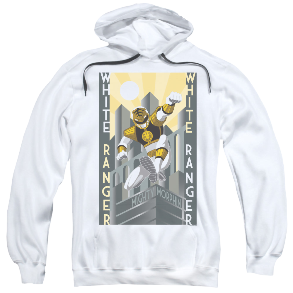 Mighty Morphin Power Rangers White Ranger Duo - Pullover Hoodie Pullover Hoodie Power Rangers   
