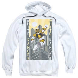 Mighty Morphin Power Rangers White Ranger Duo - Pullover Hoodie Pullover Hoodie Power Rangers   
