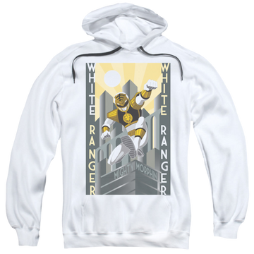Mighty Morphin Power Rangers White Ranger Duo - Pullover Hoodie Pullover Hoodie Power Rangers   