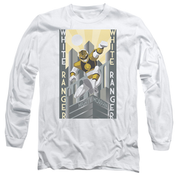Mighty Morphin Power Rangers White Ranger Duo - Men's Long Sleeve T-Shirt Men's Long Sleeve T-Shirt Power Rangers   