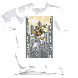 Mighty Morphin Power Rangers White Ranger Duo - Kid's T-Shirt Kid's T-Shirt (Ages 4-7) Power Rangers   