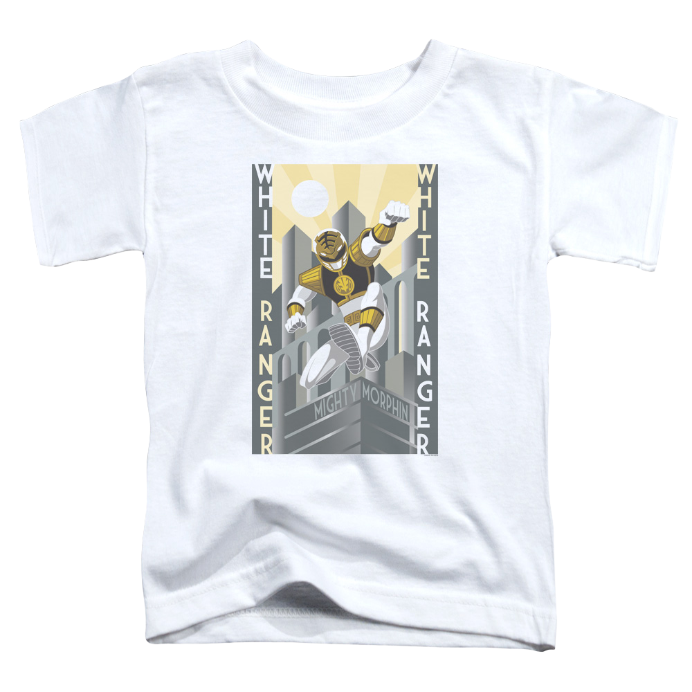 Mighty Morphin Power Rangers White Ranger Duo - Toddler T-Shirt Toddler T-Shirt Power Rangers   
