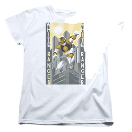 Mighty Morphin Power Rangers White Ranger Duo - Women's T-Shirt Women's T-Shirt Power Rangers   