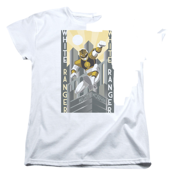 Mighty Morphin Power Rangers White Ranger Duo - Women's T-Shirt Women's T-Shirt Power Rangers   