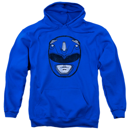 Mighty Morphin Power Rangers Blue Ranger Mask - Pullover Hoodie Pullover Hoodie Power Rangers   