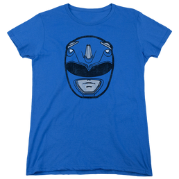 Mighty Morphin Power Rangers Blue Ranger Mask - Women's T-Shirt Women's T-Shirt Power Rangers   