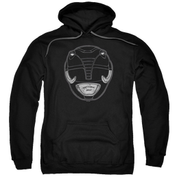 Mighty Morphin Power Rangers Black Ranger Mask - Pullover Hoodie Pullover Hoodie Power Rangers   