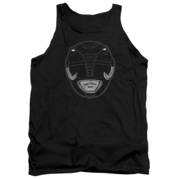 Mighty Morphin Power Rangers Black Ranger Mask - Men's Tank Top Men's Tank Power Rangers   