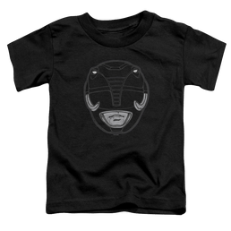 Mighty Morphin Power Rangers Black Ranger Mask - Toddler T-Shirt Toddler T-Shirt Power Rangers   