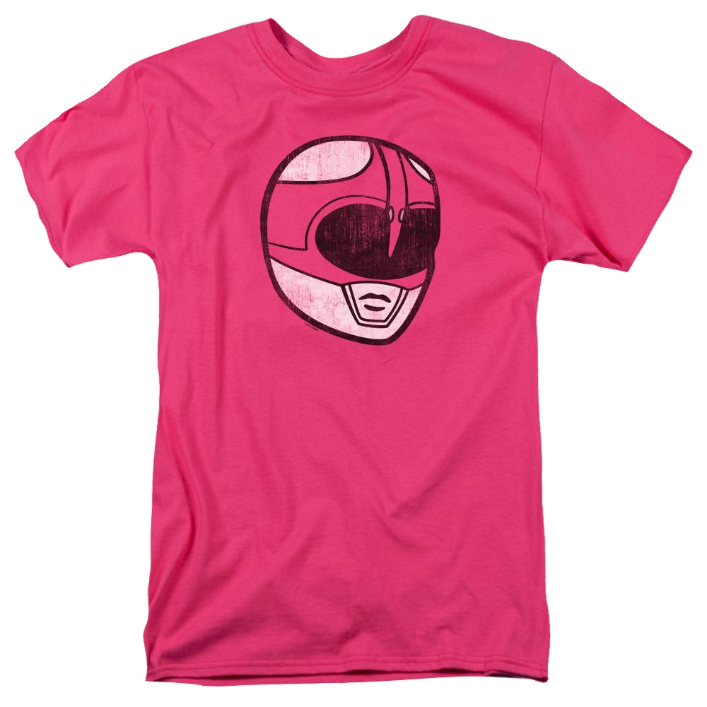 Mighty Morphin Power Rangers Pink Ranger Mask - Men's Regular Fit T-Shirt Men's Regular Fit T-Shirt Power Rangers   