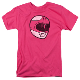 Mighty Morphin Power Rangers Pink Ranger Mask - Men's Regular Fit T-Shirt Men's Regular Fit T-Shirt Power Rangers   