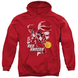 Mighty Morphin Power Rangers Red Ranger - Pullover Hoodie Pullover Hoodie Power Rangers   