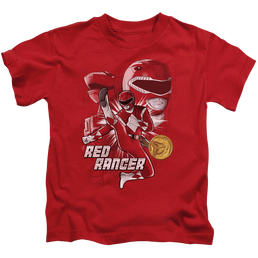 Mighty Morphin Power Rangers Red Ranger - Kid's T-Shirt Kid's T-Shirt (Ages 4-7) Power Rangers   