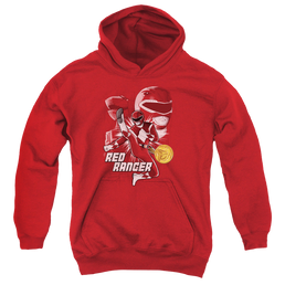 Mighty Morphin Power Rangers Red Ranger - Youth Hoodie Youth Hoodie (Ages 8-12) Power Rangers   