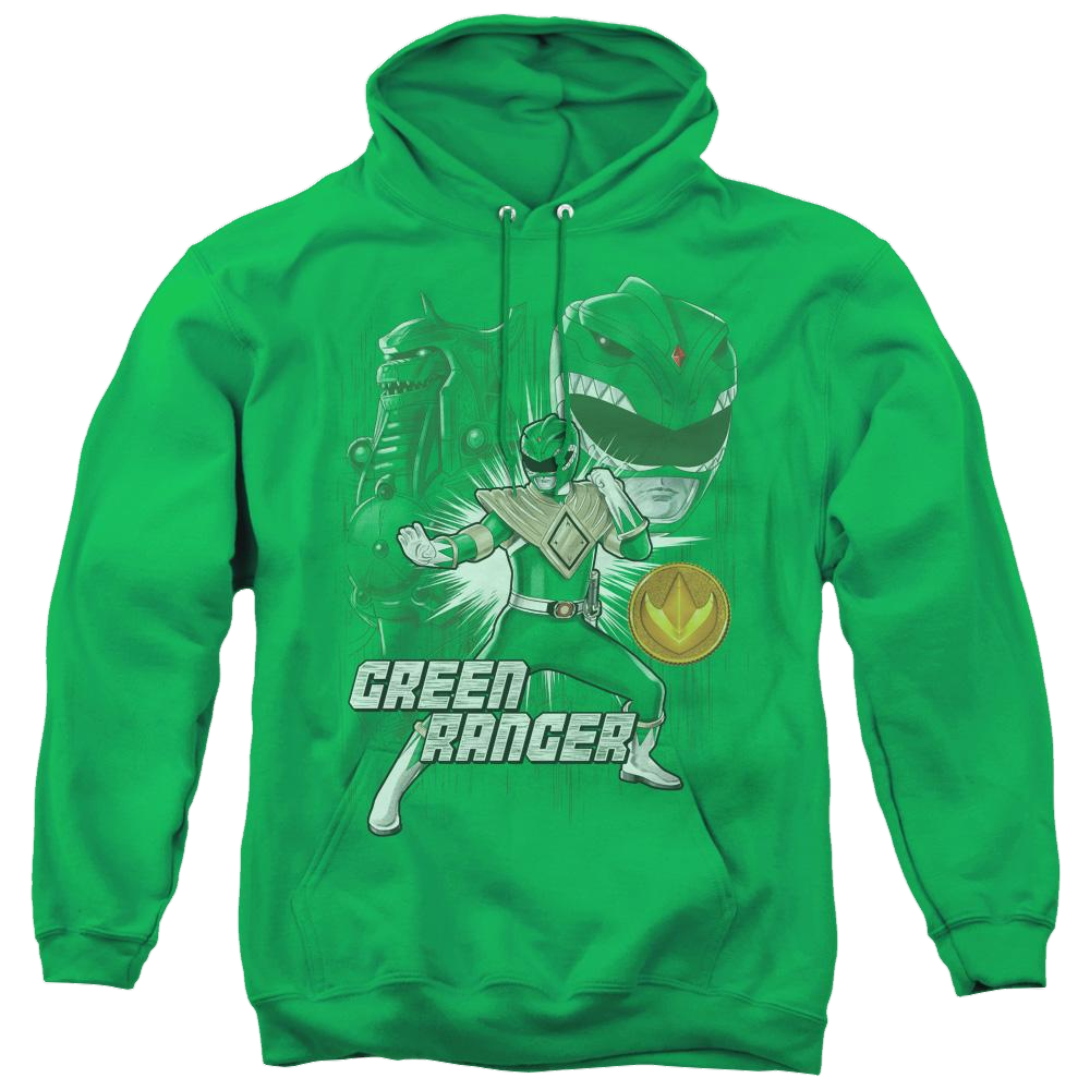 Mighty Morphin Power Rangers Green Ranger - Pullover Hoodie Pullover Hoodie Power Rangers   