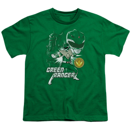 Mighty Morphin Power Rangers Green Ranger - Youth T-Shirt Youth T-Shirt (Ages 8-12) Power Rangers   