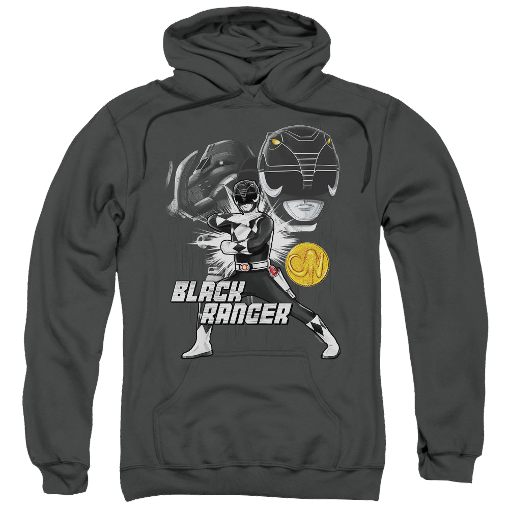 Mighty Morphin Power Rangers Black Ranger - Pullover Hoodie Pullover Hoodie Power Rangers   