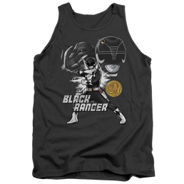 Mighty Morphin Power Rangers Black Ranger - Men's Tank Top Men's Tank Power Rangers   