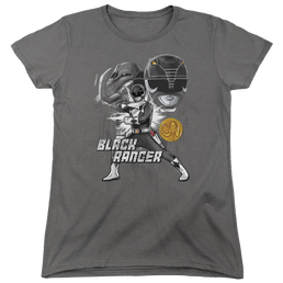 Mighty Morphin Power Rangers Black Ranger - Women's T-Shirt Women's T-Shirt Power Rangers   