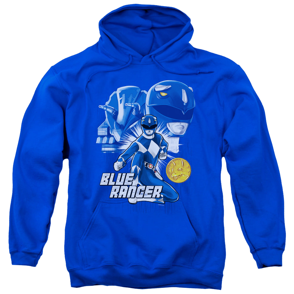 Mighty Morphin Power Rangers Blue Ranger - Pullover Hoodie Pullover Hoodie Power Rangers   