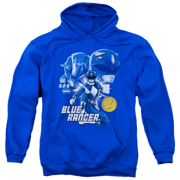 Mighty Morphin Power Rangers Blue Ranger - Pullover Hoodie Pullover Hoodie Power Rangers   