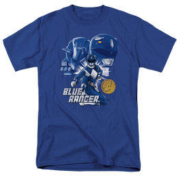 Mighty Morphin Power Rangers Blue Ranger - Men's Regular Fit T-Shirt Men's Regular Fit T-Shirt Power Rangers   