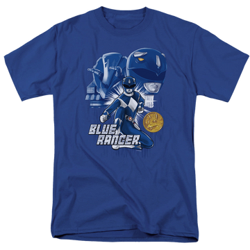 Mighty Morphin Power Rangers Blue Ranger - Men's Regular Fit T-Shirt Men's Regular Fit T-Shirt Power Rangers   