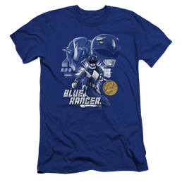 Mighty Morphin Power Rangers Blue Ranger - Men's Premium Slim Fit T-Shirt Men's Premium Slim Fit T-Shirt Power Rangers   