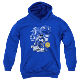 Mighty Morphin Power Rangers Blue Ranger - Youth Hoodie Youth Hoodie (Ages 8-12) Power Rangers   
