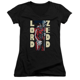 Mighty Morphin Power Rangers Zedd Deco - Juniors V-Neck T-Shirt Juniors V-Neck T-Shirt Power Rangers   