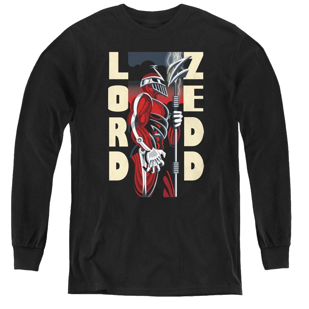 Mighty Morphin Power Rangers Zedd Deco - Youth Long Sleeve T-Shirt Youth Long Sleeve T-Shirt Power Rangers   