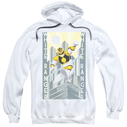 Mighty Morphin Power Rangers White Ranger Deco - Pullover Hoodie Pullover Hoodie Power Rangers   